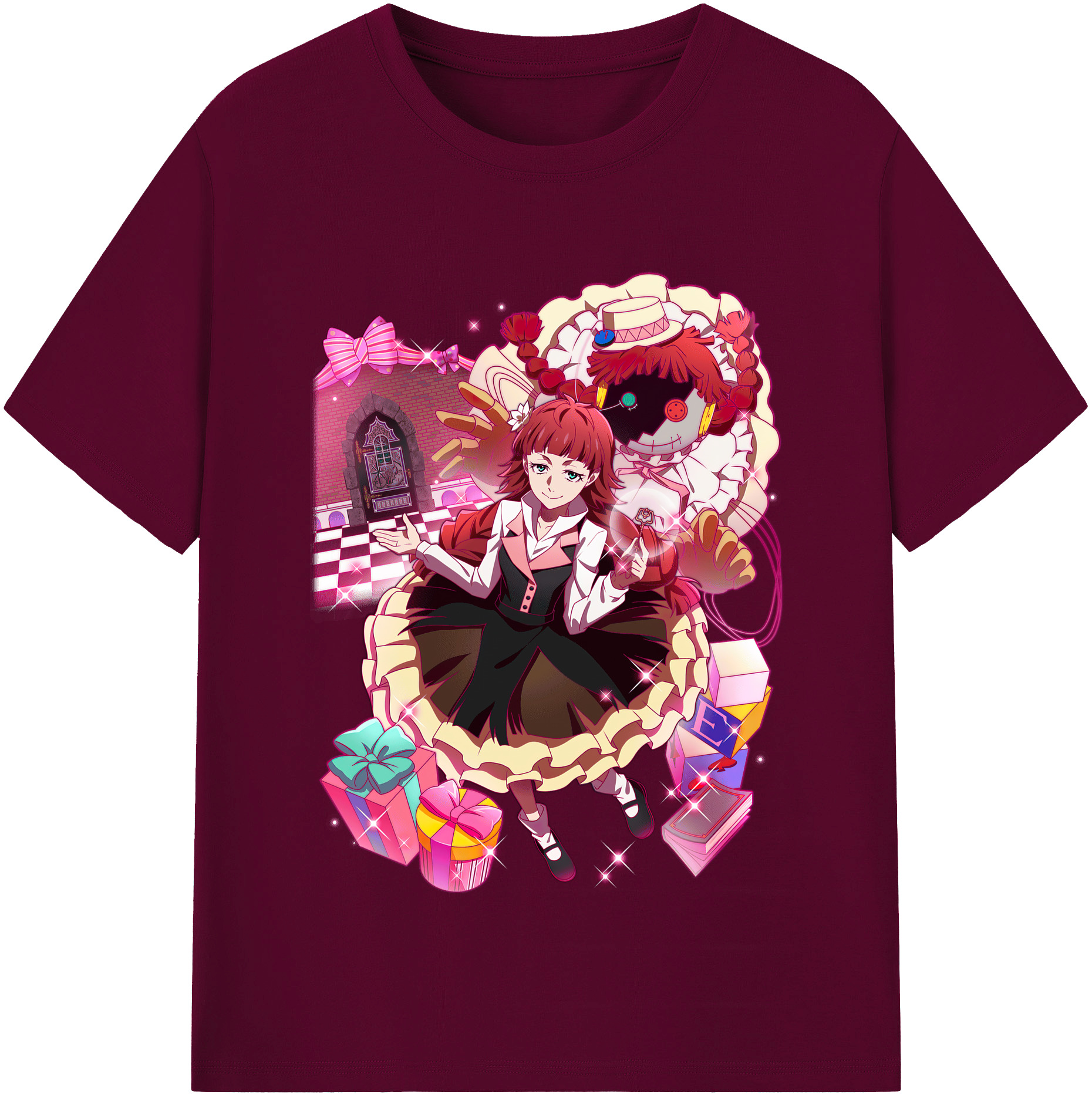 （画像用） 文豪ストレイドッグス Bungo Stray Dogs レディースカジュアルプリントTシャツ（綿100％）